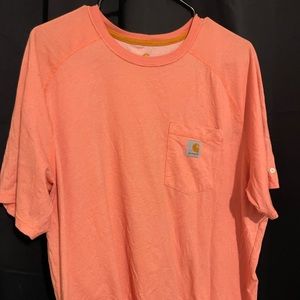 Carhartt FORCE mens t shirt XL coral orange